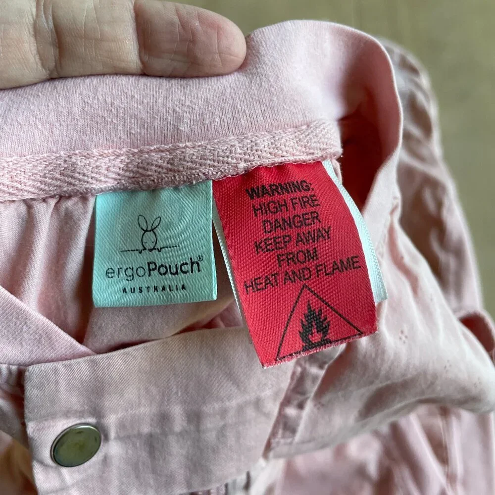 ErgoPouch Australia 100% Organic Cotton Sleep Suit Sack 0.3 TOG Berries‎ - 4-6Yr